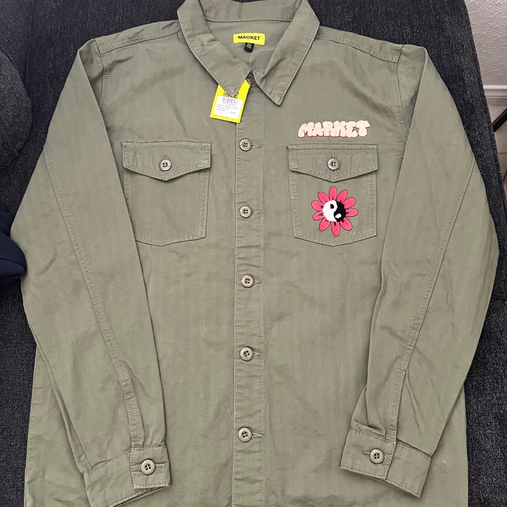 Market Breathwork Army Jacket